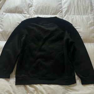 SHEIN Black Crew Neck Sweater Versatile Knit